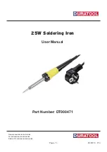 Preview for 1 page of Duratool DT000471 User Manual