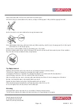 Preview for 3 page of Duratool DT000471 User Manual