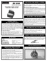 Preview for 1 page of Duratrax ESC 5000 Operating Instructions