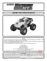 Duratrax MAXIMUM MT Assembly And Operation Manual preview