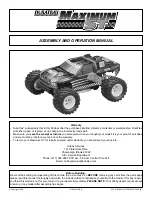 Preview for 1 page of Duratrax Maximum ST Assembly And Operation Manual