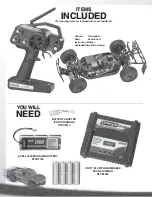 Preview for 2 page of Duratrax Vendetta SC Assembly And Operation Manual