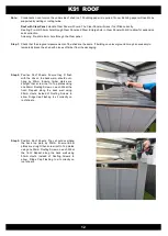 Preview for 12 page of Duratuf KIWI SHEDS KS1 Assembly Instructions Manual