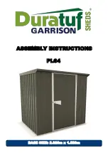 Duratuf Garrison Sheds PL64 Assembly Instructions Manual preview