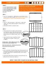 Preview for 9 page of Duratuf Gurdian Sheds GG101 Assembly Instructions Manual