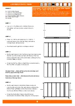 Preview for 10 page of Duratuf Gurdian Sheds GG101 Assembly Instructions Manual