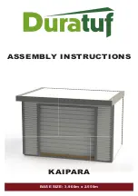 Preview for 1 page of Duratuf KAIPARA Assembly Instructions Manual