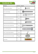 Preview for 8 page of Duratuf Kinloch Assembly Instructions Manual