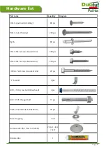 Preview for 8 page of Duratuf Paihia Assembly Instructions Manual