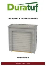 Duratuf Ponsonby Assembly Instructions Manual preview