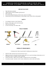 Предварительный просмотр 3 страницы Duratuf Sentry Sheds SL1515 Assembly Instructions Manual