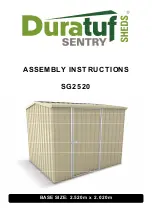 Preview for 1 page of Duratuf SG2520 Assembly Instructions Manual