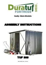 Preview for 1 page of Duratuf TUF 800 Assembly Instructions Manual