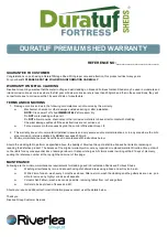 Preview for 13 page of Duratuf TUF 800 Assembly Instructions Manual