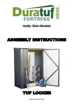 Preview for 1 page of Duratuf TUF LOCKER Assembly Instructions Manual