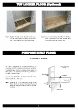 Preview for 10 page of Duratuf TUF LOCKER Assembly Instructions Manual