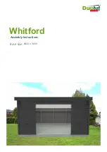 Duratuf Whitford Assembly Instructions Manual preview