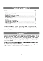 Предварительный просмотр 2 страницы DURAVAC CVWM510 Operator'S Manual