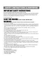 Preview for 3 page of DURAVAC CVWM510 Operator'S Manual