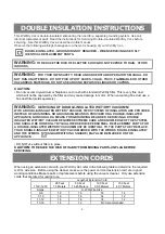 Preview for 4 page of DURAVAC CVWM510 Operator'S Manual