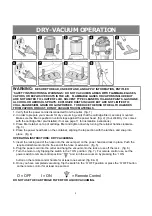 Preview for 8 page of DURAVAC CVWM510 Operator'S Manual