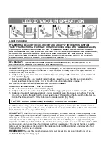 Preview for 9 page of DURAVAC CVWM510 Operator'S Manual