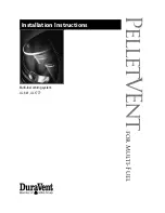 DuraVent PelletVent Installation Instructions Manual preview