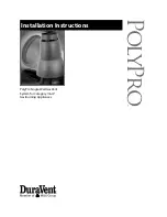 DuraVent polypro Installation Instructions Manual предпросмотр