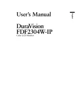 Preview for 2 page of DuraVision FDF2304W-IP User Manual