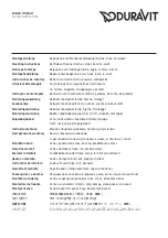 DURAVIT 2nd floor 700078 Mounting Instructions preview