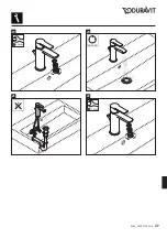 Preview for 37 page of DURAVIT A.1 Instructions For Mounting And Use