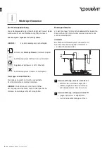 Preview for 4 page of DURAVIT Blue Moon 700143 Mounting Instructions