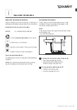 Preview for 5 page of DURAVIT Blue Moon 700143 Mounting Instructions