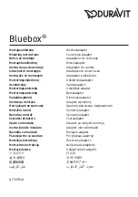 DURAVIT Bluebox T537948 Mounting Instructions предпросмотр