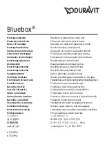 DURAVIT Bluebox T537950 Mounting Instructions предпросмотр