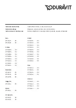 Preview for 1 page of DURAVIT D-Code 700095 90 Installation Instructions Manual