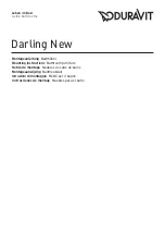 DURAVIT Darling New DN 1270 L Mounting Instructions предпросмотр