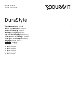 Предварительный просмотр 1 страницы DURAVIT DuraStyle 2804300000 Mounting Instructions