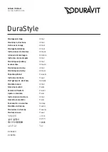 DURAVIT DuraStyle 280630 Series Mounting Instructions предпросмотр