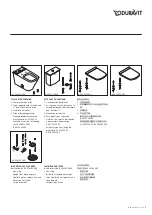 Preview for 3 page of DURAVIT DuraStyle Series Mounting Instructions