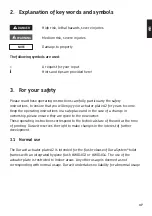 Preview for 38 page of DURAVIT DuraSystem A2 Operating Instructions Manual