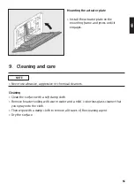 Preview for 56 page of DURAVIT DuraSystem A2 Operating Instructions Manual