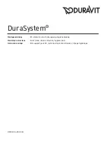 DURAVIT DuraSystem WD1004 000 000 Mounting Instructions preview