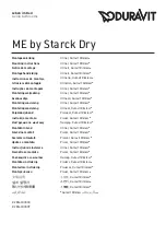 DURAVIT Rimless ME by Starck Dry 2814300000 Mounting Instructions preview