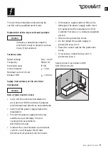 Preview for 9 page of DURAVIT Sensor 1 SE1090007 Instructions For Mounting And Use