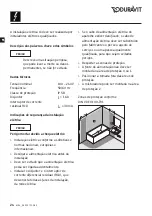 Preview for 24 page of DURAVIT Sensor 1 SE1090007 Instructions For Mounting And Use