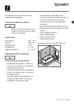 Preview for 27 page of DURAVIT Sensor 1 SE1090007 Instructions For Mounting And Use