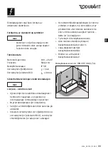 Preview for 33 page of DURAVIT Sensor 1 SE1090007 Instructions For Mounting And Use