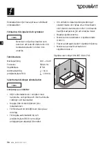 Preview for 36 page of DURAVIT Sensor 1 SE1090007 Instructions For Mounting And Use