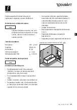 Preview for 39 page of DURAVIT Sensor 1 SE1090007 Instructions For Mounting And Use